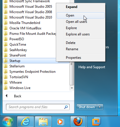 اجرای اتوماتیک برنامه‌ها و فایل‌ها پس از شروع ویندوز
